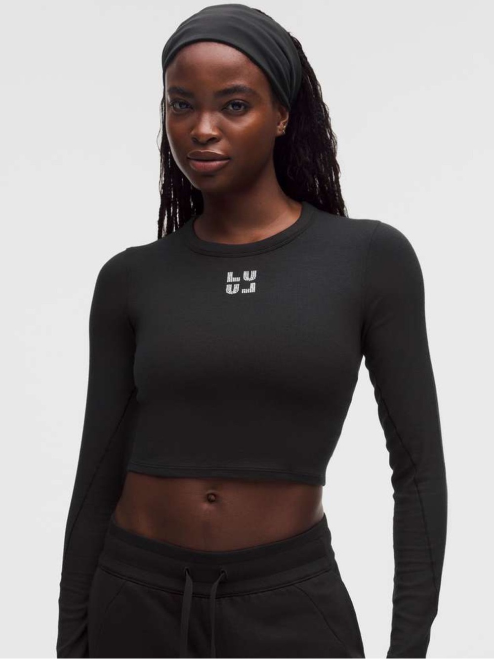 NWT lululemon Hold Tight Long Sleeve Shirt in Jewelled Black 🖤